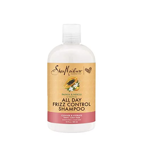Shea Moisture, All Day Frizz Control Shampoo Papaya & Neroli, 13oz